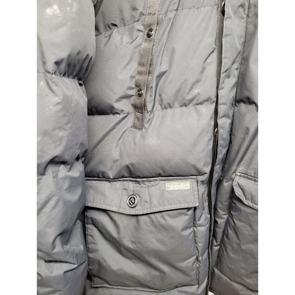 J. Whistler Men's SZ 4XL Coat Jacket Heavy Black 9 Pockets Water Resistant Flaws - Picture 4 of 14